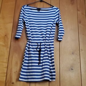 Blue and white Dress